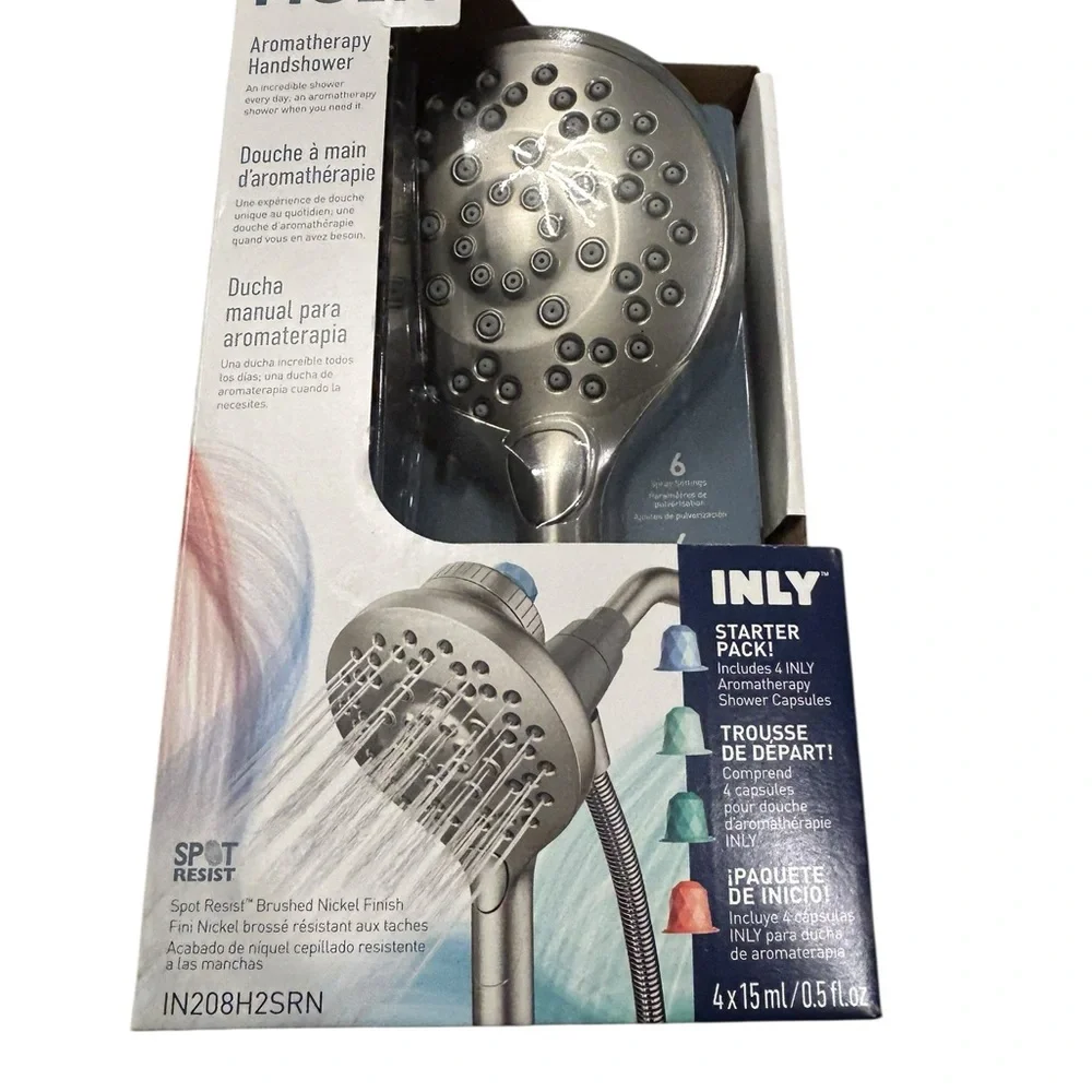 Moen IN208H2SRN‎ Aromatherapy Handshower Spot Resist Brushed Nickel NIB
